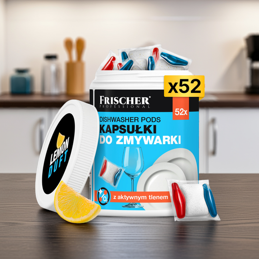 Kapsułki do naczyń z aktywnym tlenem