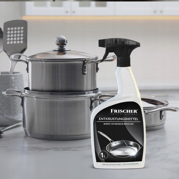 Płyn do przypalonych garnków i blach 1000ml + Mikrofibra