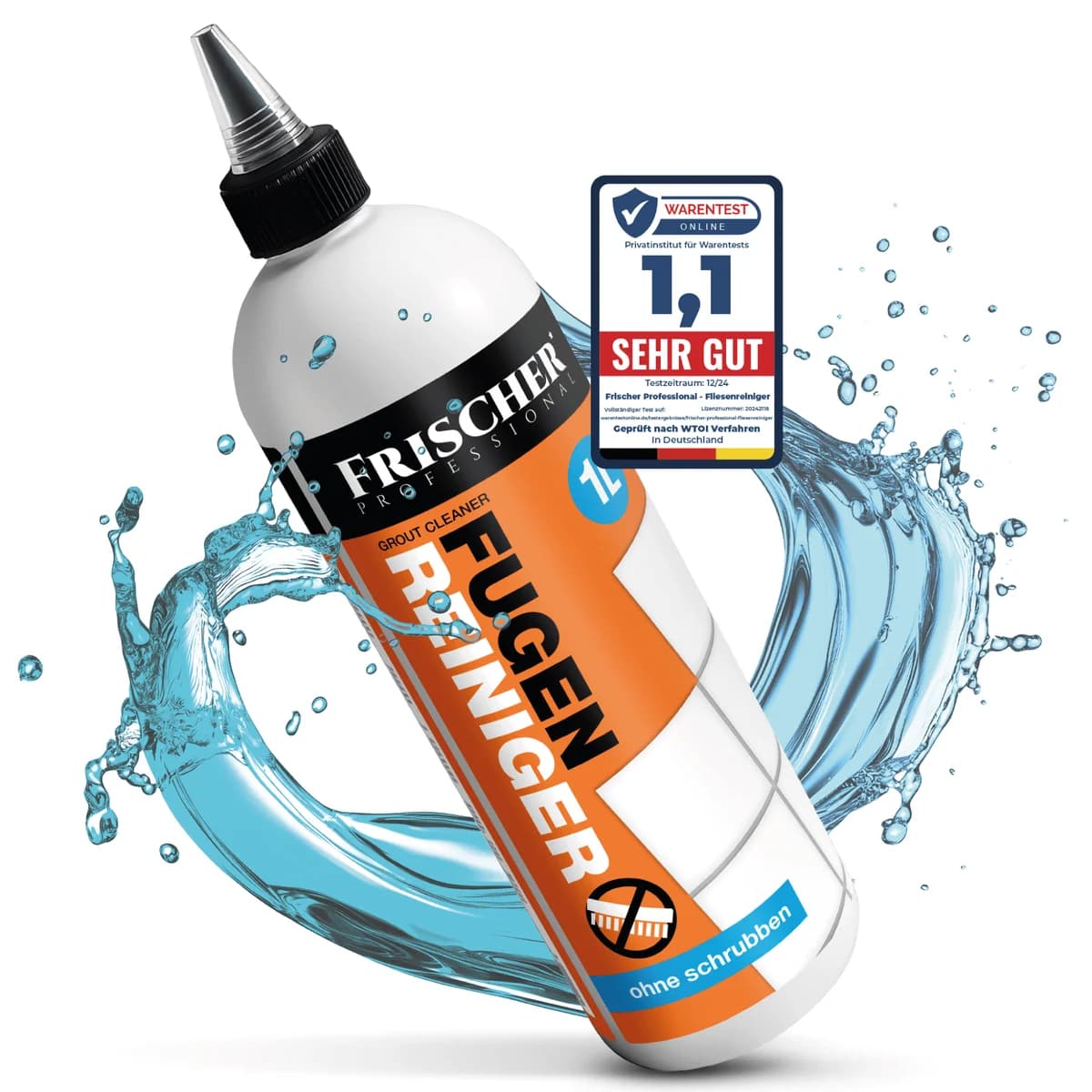 Płyn do czyszczenia fug 1000 ml - efekt bez szorowania