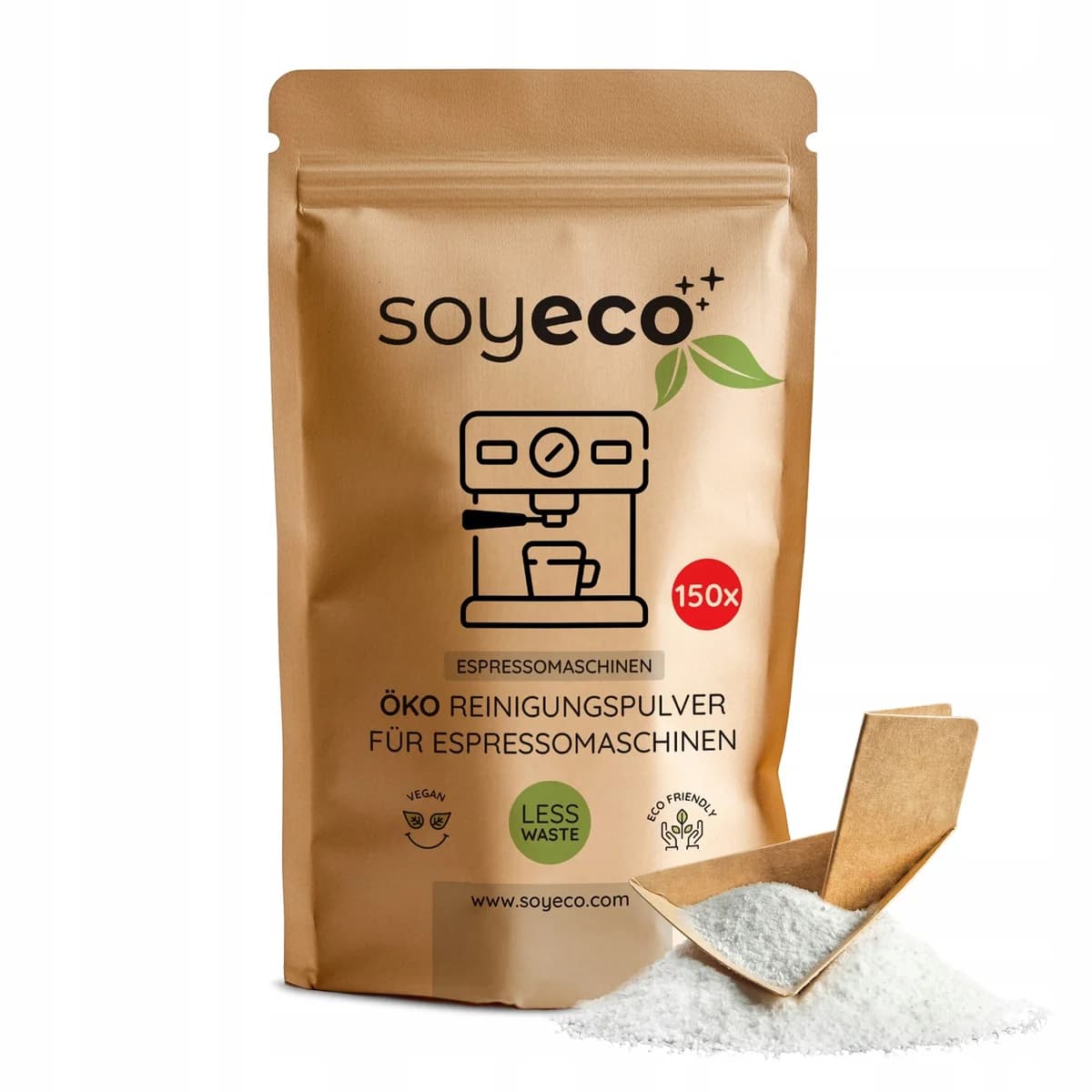 Eko proszek do czyszczenia ekspresów kolbowych SoyEco 900g