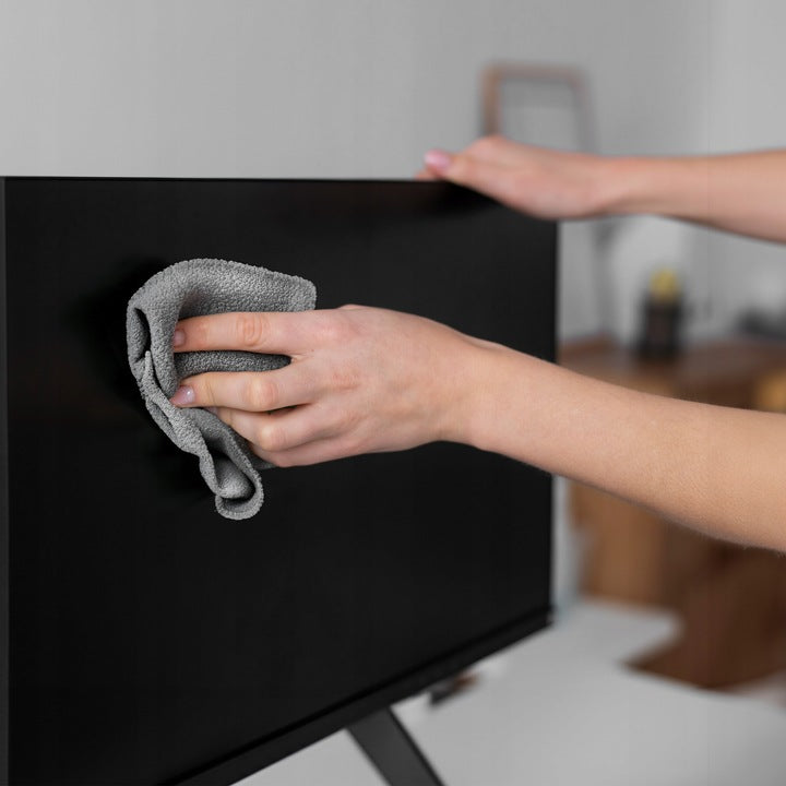 Chusteczki czyszczące ekrany LCD, LED - 100 szt + sprężone powietrze + mikrofibra