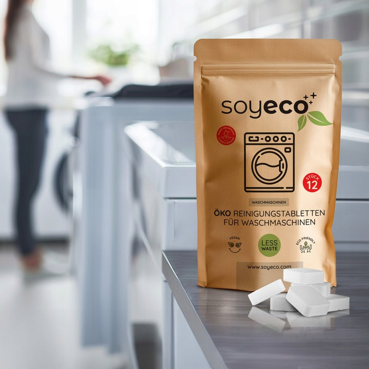 Tabletki do czyszczenia pralki, odkamieniające, neutralizujące zapach - 12 szt.